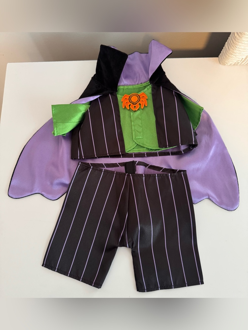 Disney Parks Duffy The Disney Bear Vampire Halloween Costume Outfit 17"